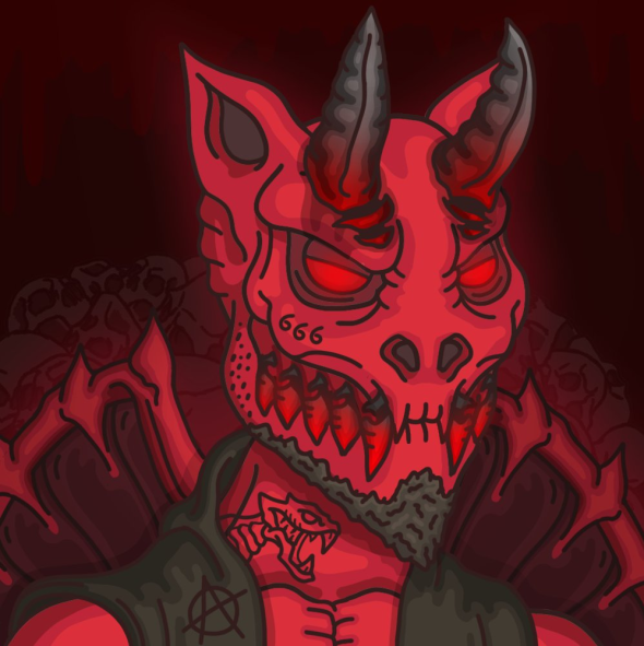Rolpheux's tweet photo. @Bubblegum_NFT Definitely a nice time to buy apes, but devils are also a great buy @DirtyDevilsNFT https://t.co/QwGkYeLaDY