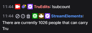 TruEdits's tweet photo. I am completely speechless...

Tonight we hit 1000 subs on Twitch. I have no words to describe how grateful I am but thank you from the bottom of my heart for everything.

Sea of Thieves has changed my life in more ways than one and I'll never forget it 💚 https://t.co/cUaLGOQkak