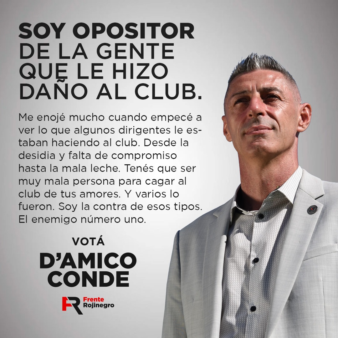 frenteRyN's tweet photo. No soy el oficialismo. Nunca más trabajaría con varios que estuvieron en la actual CD. Fui su opositor desde adentro.
Igual que de todos los que fueron parte del clan de Eduardo López. Discutí, peleé. Pero nunca me di por vencido.
Soy opositor de ellos en Newell’s y en la vida. https://t.co/topio7Ox2n