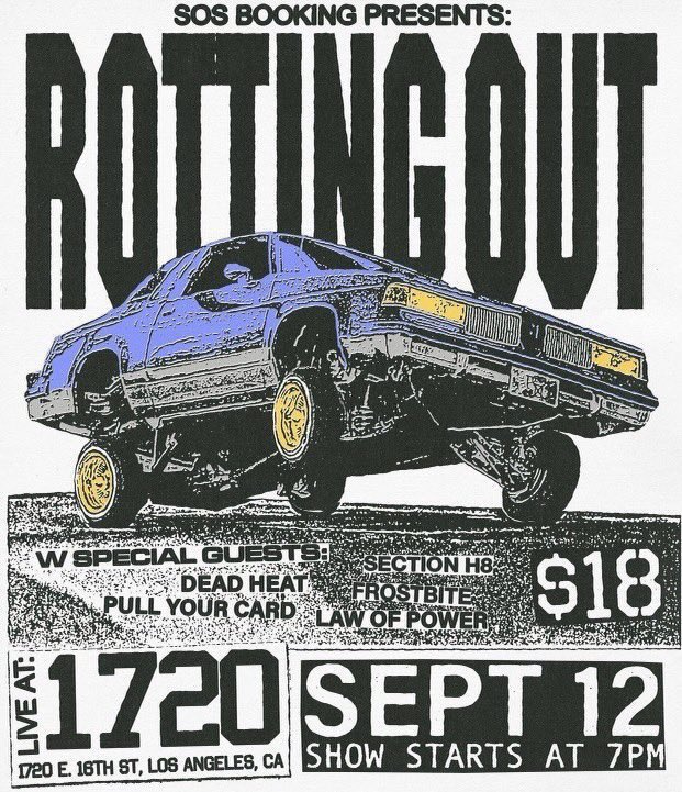 DeadHeat805's tweet photo. LA! This shit is one week away!😈 https://t.co/fRaGsEBx9r
