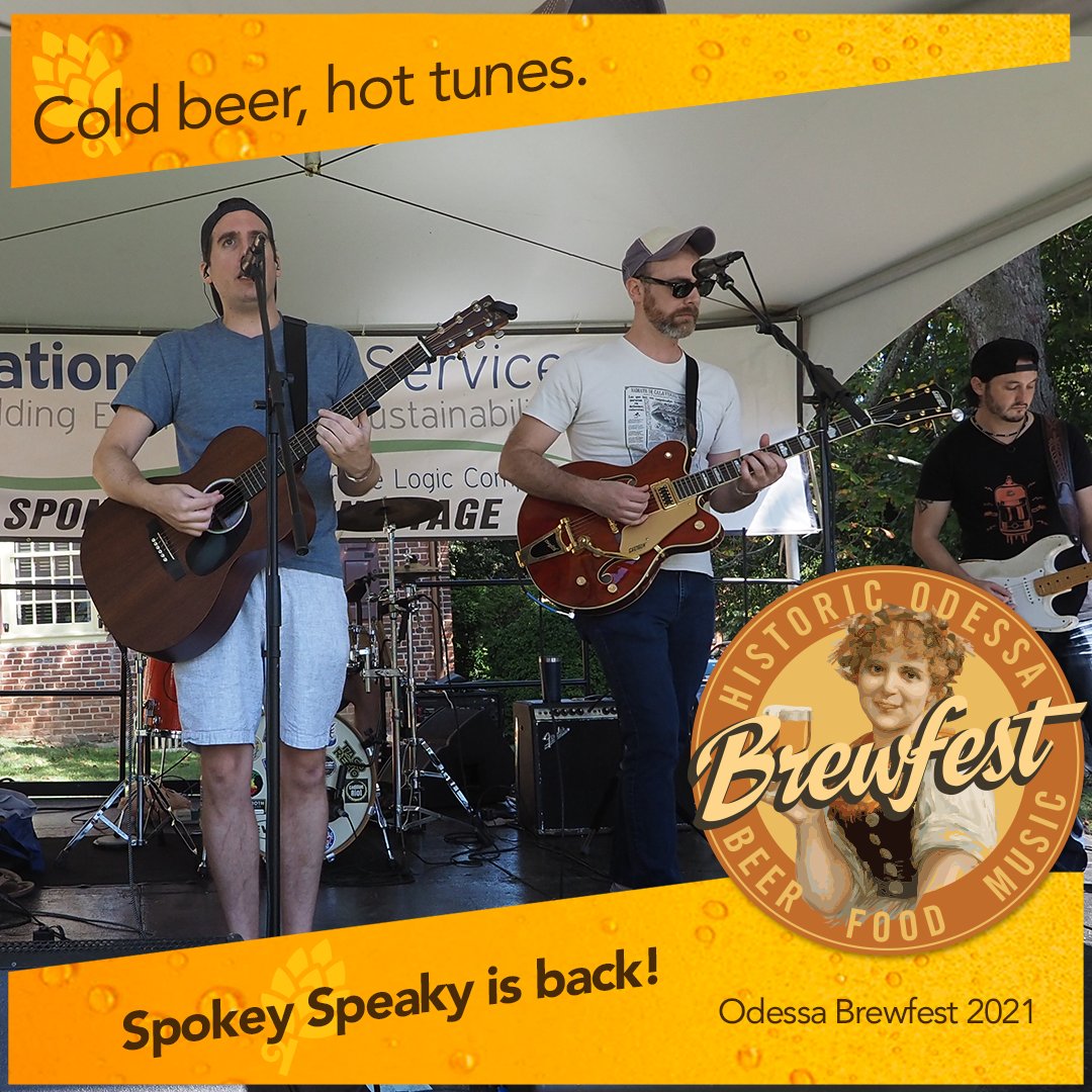 Spokey Speaky is back for the 2021 #OdessaBrewfest Check out the full music lineup. odessabrewfest.com/music