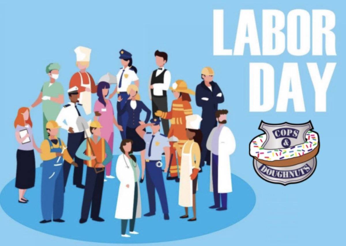 CopsDoughnuts's tweet photo. Yes many of our great crew will be working Labor Day so that you can enjoy our doughnuts and other baked goods. The bakery industry is a very labor intensive job and we appreciate everyone one of our employees. All locations Open at 5am
#itsamichiganthing
#laborday
#openlaborday https://t.co/dnfRqQPHOs
