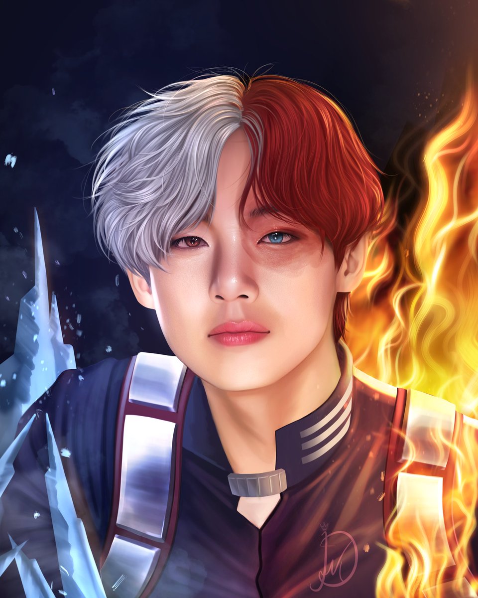 nastaranart's tweet photo. #TAEHYUNG #Todoroki https://t.co/a56fWqmn31