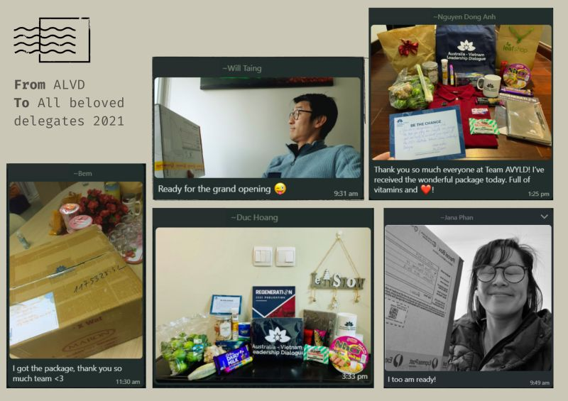 Shout out to the #AVYLD2021 steering committee - #volunteers working tirelessly to make the 2021 <a href="/avyld/">AVLD</a>  🇦🇺🇻🇳 dialogue possible during lockdown! Check out these care packages 🧡🧡🧡