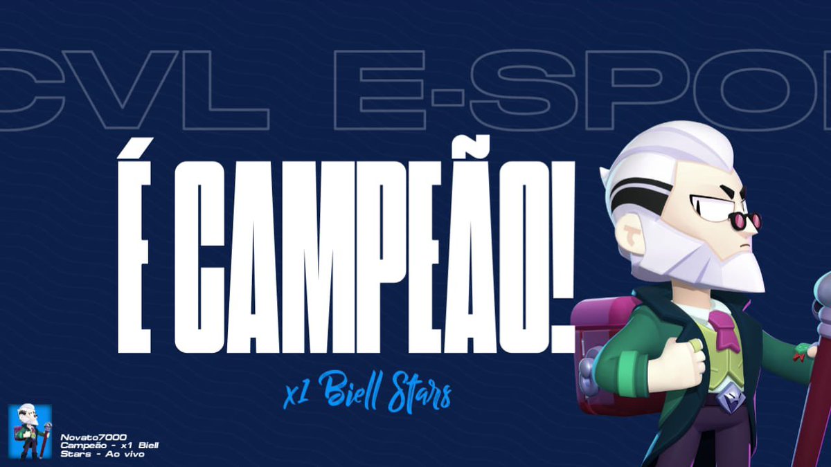 É CAMPEÃOOOOOOOOOOOOOOOOOOOOOOOOOOOOOOOOOOOOOOOOOOOO! Nosso jogador <a href="/Novato7000/">Link</a> foi campeão da 3º edição do campeonato de X1 Biell Stars, ele leva R$ 55,00 pra casa! Jogou demais 💙