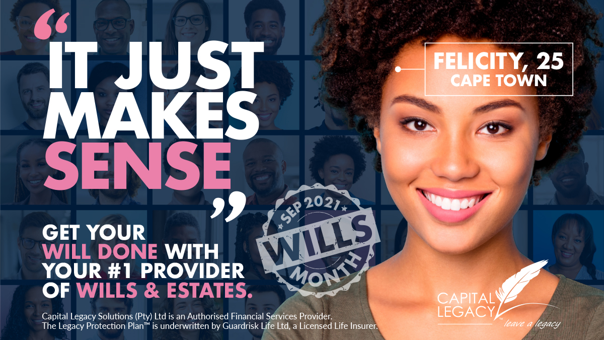 CapitalLegacy's tweet image. We help 9800 clients to get their Wills drafted each month and every client is important to us. Arrange your complimentary Will consultation and get peace of mind! Speak to your Financial Advisor or visit: bit.ly/3gqGPxs
#WillsMonth #CapitalLegacy