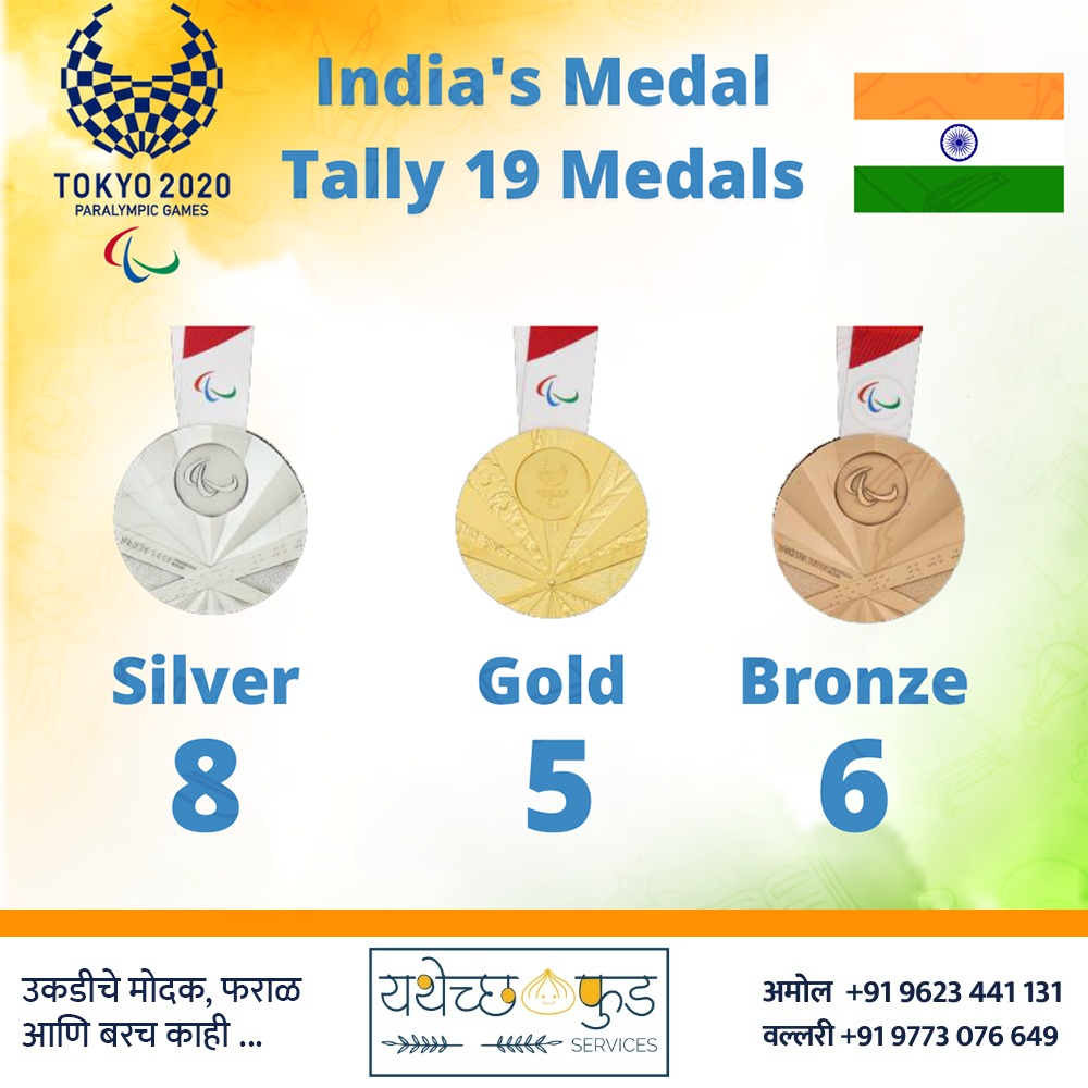 #jaiho 
Thank you all Paralympics Athletes we all are #Proud of you 🇮🇳🇮🇳🇮🇳

#parise4para #paralympics #paraathlete @ParalympicIndia @Media_SAI 

#yathechFoodServices  #यथेच्छ_फूड_सर्विसेस #औरंगाबाद #aurangabad #aurangabadfoodie  #aurangabadkars