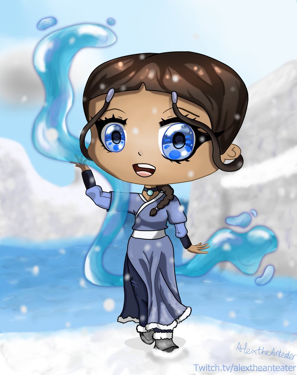 AlexTheAligator's tweet photo. My final version of my Chibi Katara drawing. She came out very well and it is the best drawing I have done to date! I'm still working on drawing Zuko and will begin taking commissions on personal chibi artwork if anyone is interested.

#art #artwork #fanart #chibi #avatar https://t.co/lohldNHcLD