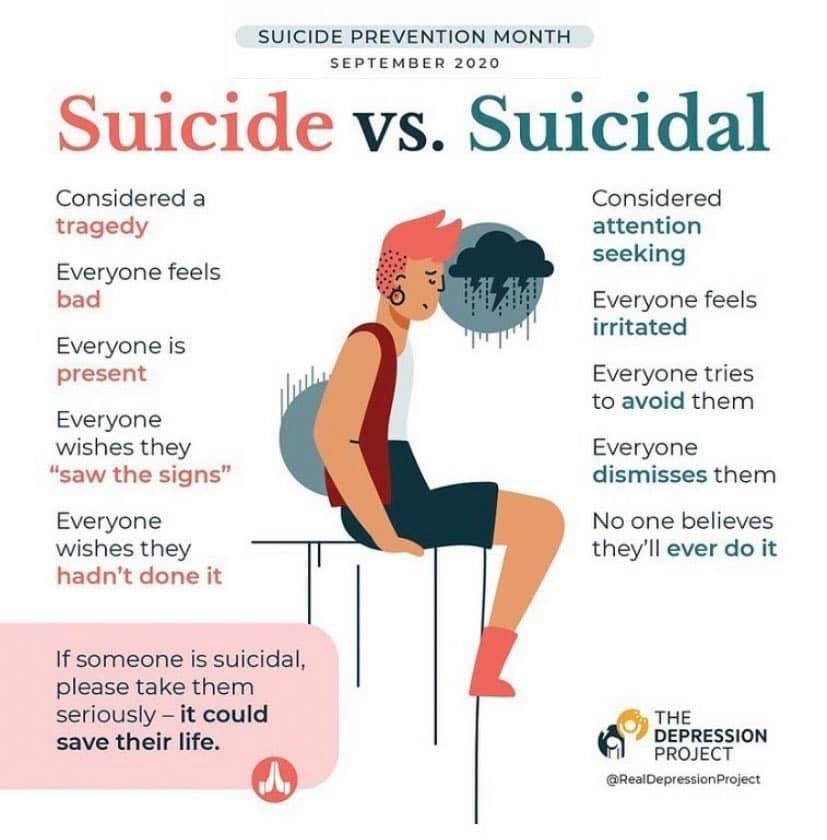 Please take it serious. You could save a life.