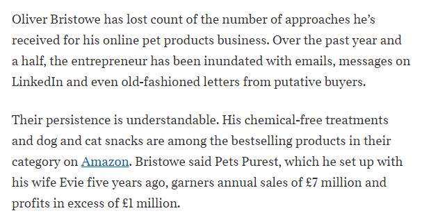 Investment vehicles have raised $7 billion to acquire Amazon third party sellers and build portfolios of online brands - <a href="/SimonDukeTimes/">Simon Duke</a> reports

thetimes.co.uk/article/specia…