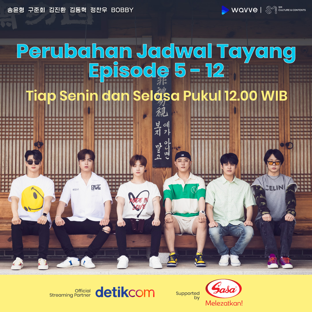 Siapa yang udah nggak sabar nonton episode terbaru iKON's Type: One Summer Night?⁣
-⁣
iKON's Type: One Summer Night akan tayang setiap hari Senin dan Selasa Pukul 12.00 WIB. Jangan sampai salah jadwal ya, iKONIC
-⁣
Tonton di detik.com/IKON