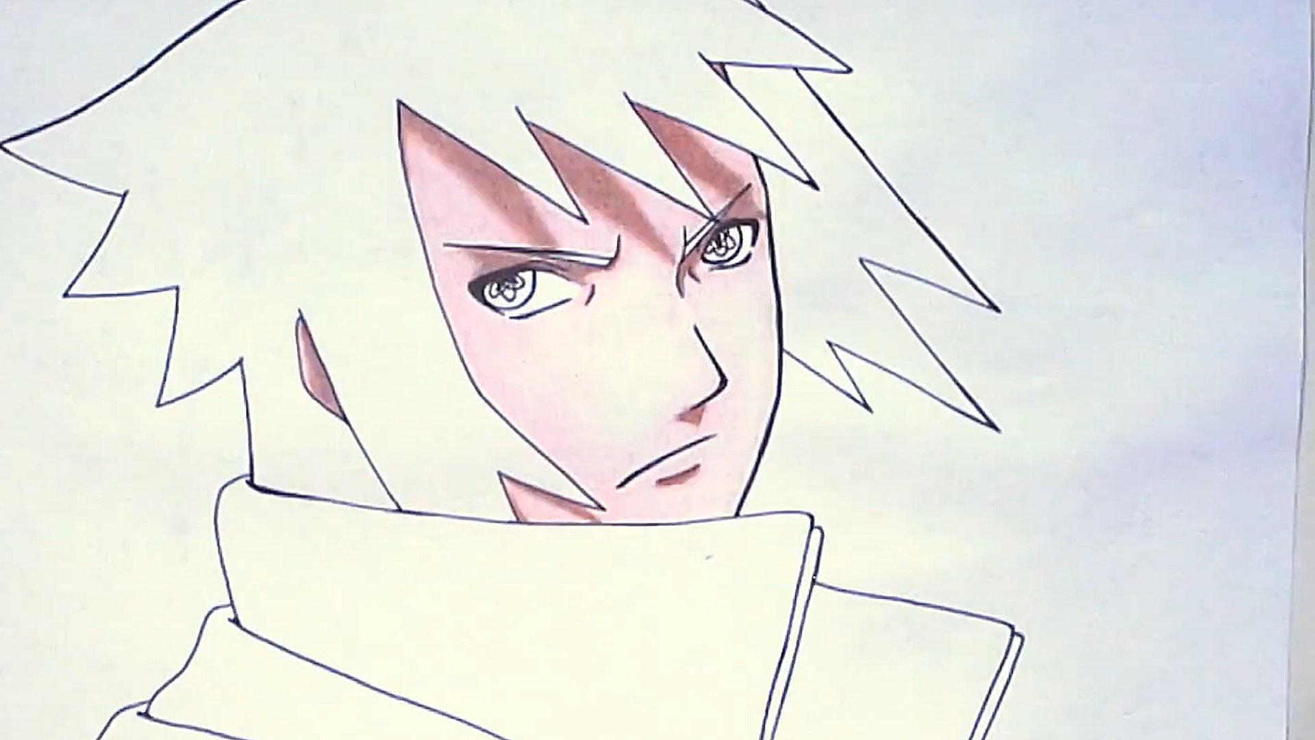 Leo Desenhista on X: Bora aprender a desenhar esse Sasuke adulto