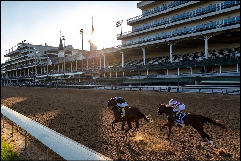 StarlightRacing's tweet photo. One year since Authentic won the Kentucky Derby! Such a great day and what an amazing ride he took us on! https://t.co/TeeaNp5NpA