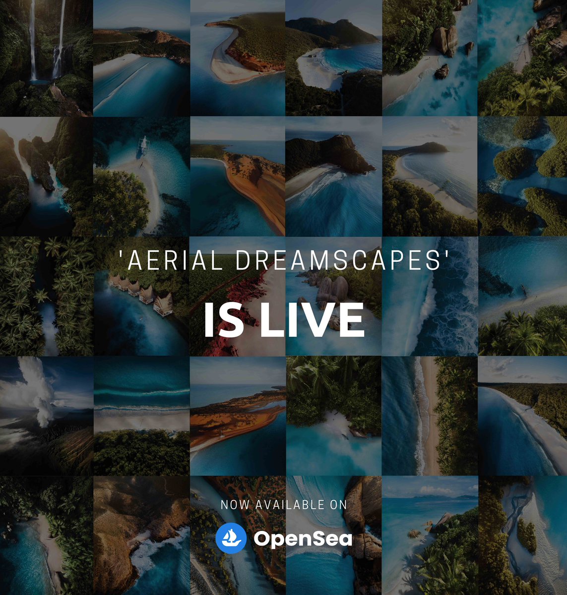 'Aerial Dreamscapes' is LIVE!

A collection of 40 1/1 dreamscape images that sums up my creative journey as an aerial photographer. 

opensea.io/collection/aer…

I’ve put everything into these images and I’m proud to showcase it today on <a href="/opensea/">OpenSea</a> for you to enjoy pieces of it too!🤍