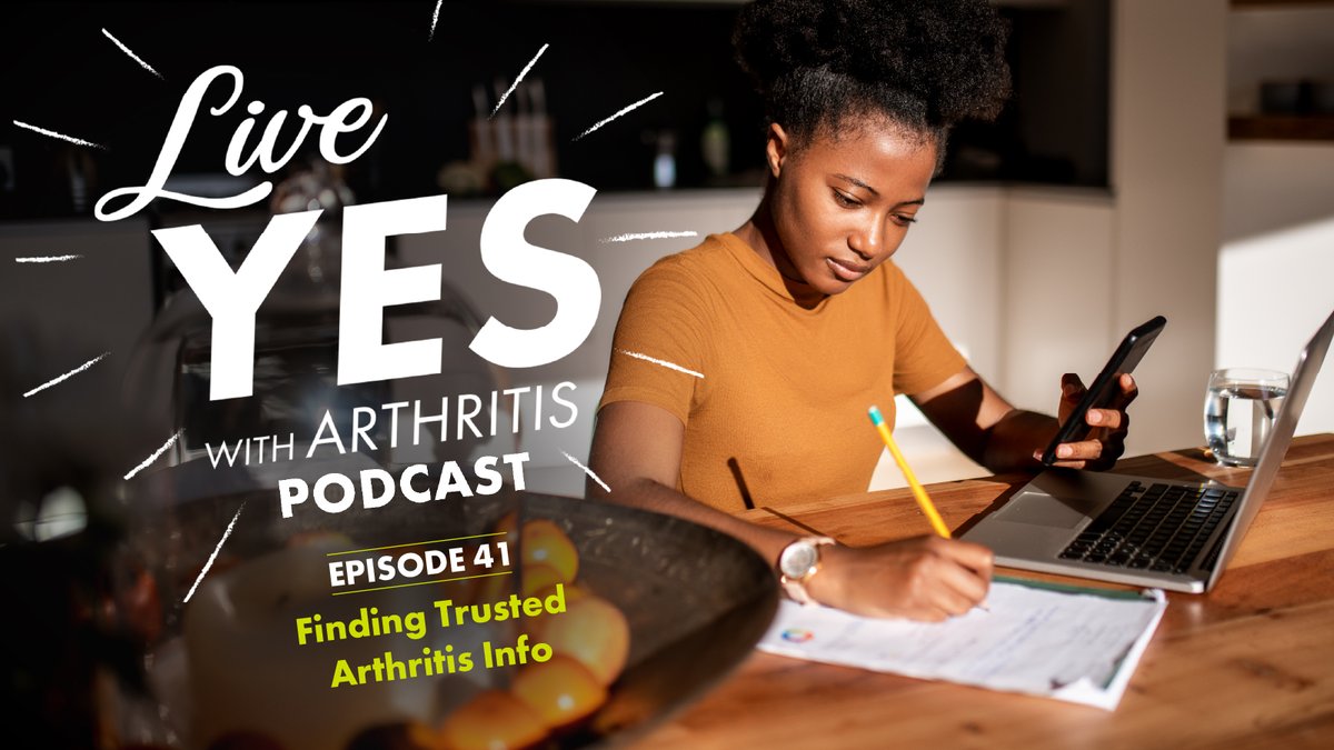 Arthritis Foundation (@arthritisfdn) on Twitter photo Time with your doctor is limited - so you may look to online resources to better understand what you discussed with your physician. But how do you know what info to trust? <a href="/ArefaMD/">Arefa Cassoobhoy</a> shares tips on how to find credible resources: bit.ly/3teybHp #WeLiveYes Time with your doctor is limited - so you may look to online resources to better understand what you discussed with your physician. But how do you know what info to trust? <a href="/ArefaMD/">Arefa Cassoobhoy</a> shares tips on how to find credible resources: bit.ly/3teybHp #WeLiveYes