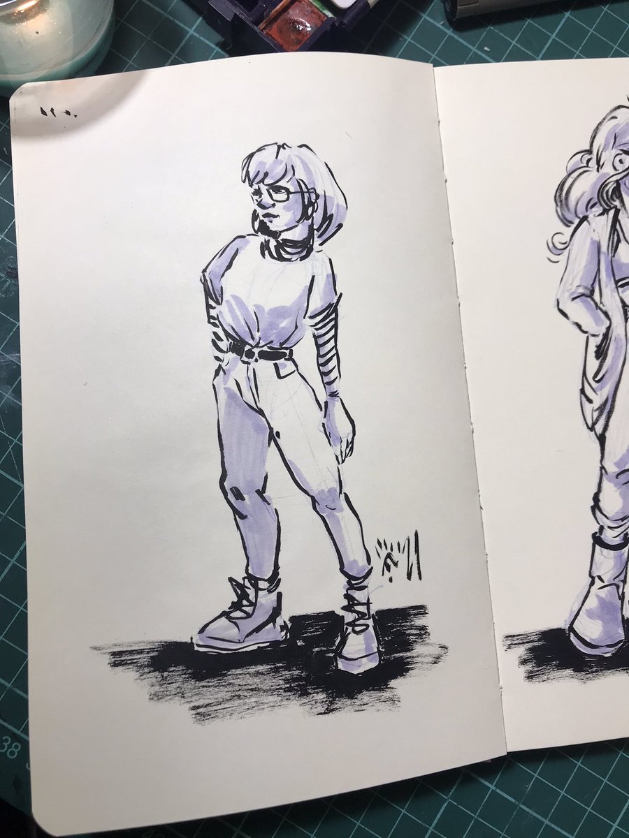 roadtorivendell's tweet photo. yeni eskiz defterine başlama hevesim inktoberda da devam eder umarım :) https://t.co/UO9xl0LMia