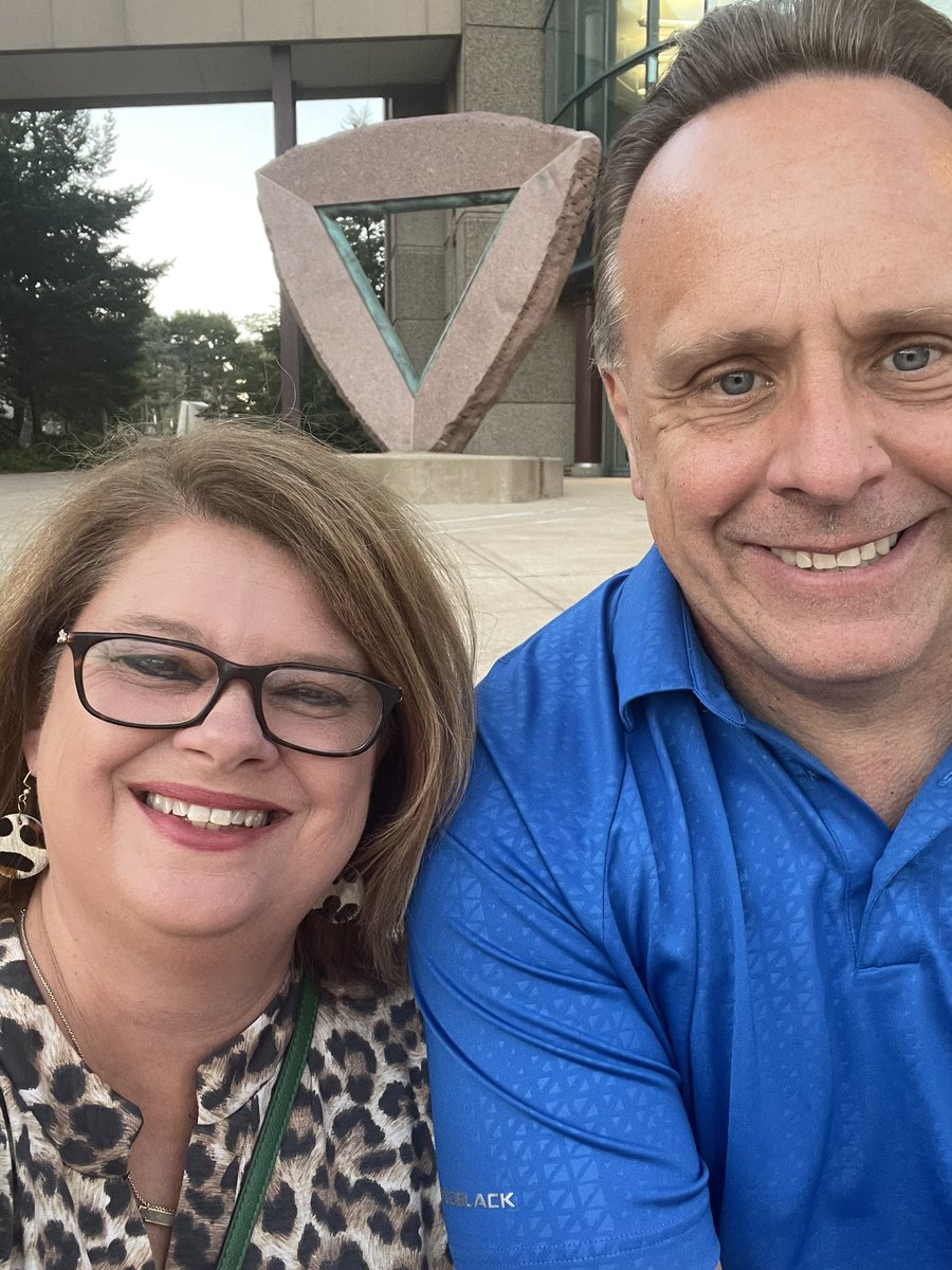 vealt's tweet image. An evening walk and dinner after our boy went back to school. Miss him already!