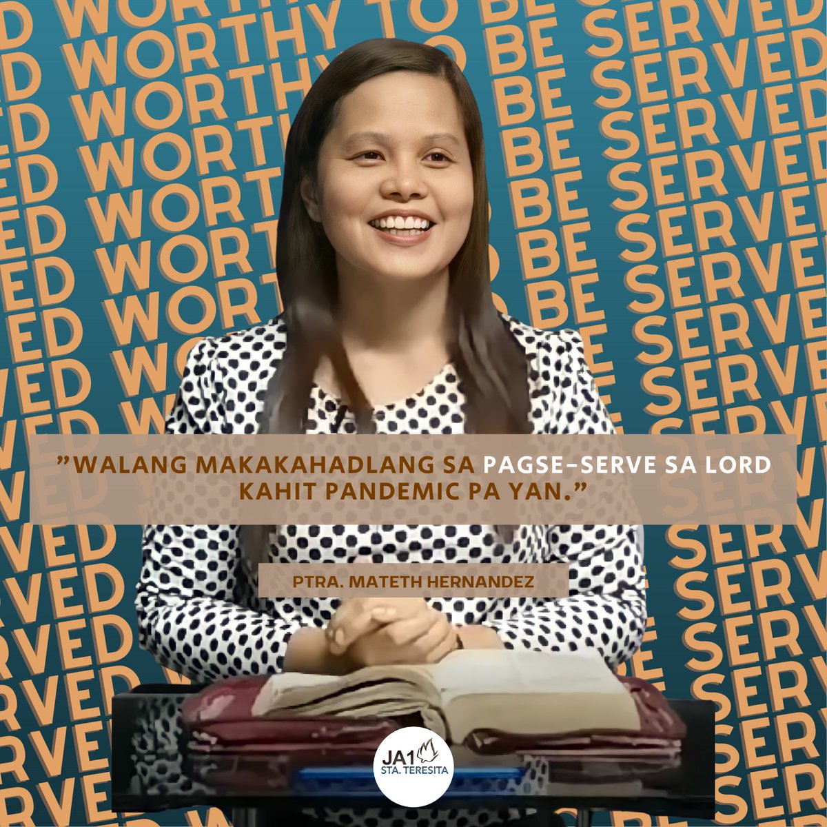 Ja1State's tweet photo. "If you look for me wholeheartedly, you will find me."

- Jeremiah 29:13 NLT

Watch the full preaching here:
https://t.co/kUfBEEv6fQ

#WorthyToBeServed #JA1OnlineService #JA1State https://t.co/PbBdmjgbvu