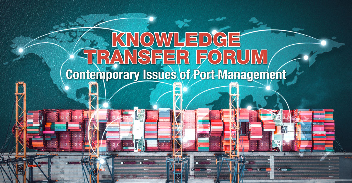 PolyU_FB's tweet photo. Join the coming Knowledge Transfer Forum on Contemporary Issues of Port Management

Date: 3 November 2021 (Wednesday)
Time: 7:00-8:30pm
Language: English 
Platform: Zoom 
Register at https://t.co/RnxA4EqrvX https://t.co/V5Vni6hZvs