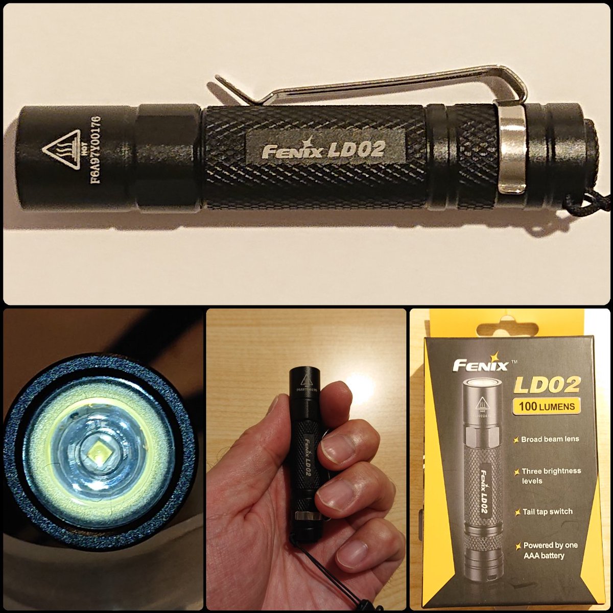RyXJSg8V1eZ7mfP's tweet photo. Fenix LD02

1AAA
リバースクリッキー
M→L→H
メモリなし
撮影中はフリッカー無し

久々にコレクション棚から発掘！
造りはとても良いです(о´∀`о)

#Fenix
#LD02
#flashlight https://t.co/LtN1idHQqz
