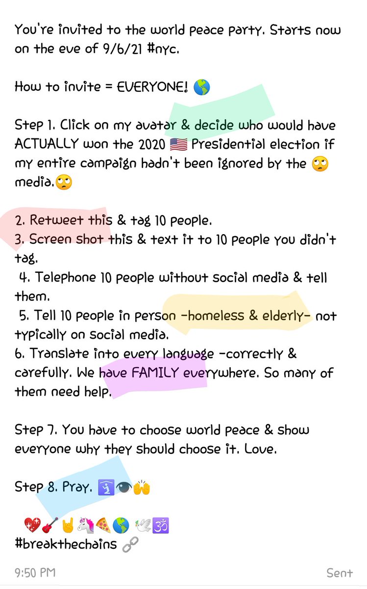 VenusEchelon's tweet photo. Welcome to world peace. 🌎🕊
Please click on, &amp; follow the instructions below to help us invite EVERYONE to break our chains-🔗❤ together. 
#marsvenusproject716 (on Instagram)
#moreblOwjObslessabOrtiOns
#worldpeacenow
#forefathers 
#empirestateofmind
#JaredLeto 
@JaredLeto https://t.co/rt5QcGtEkQ