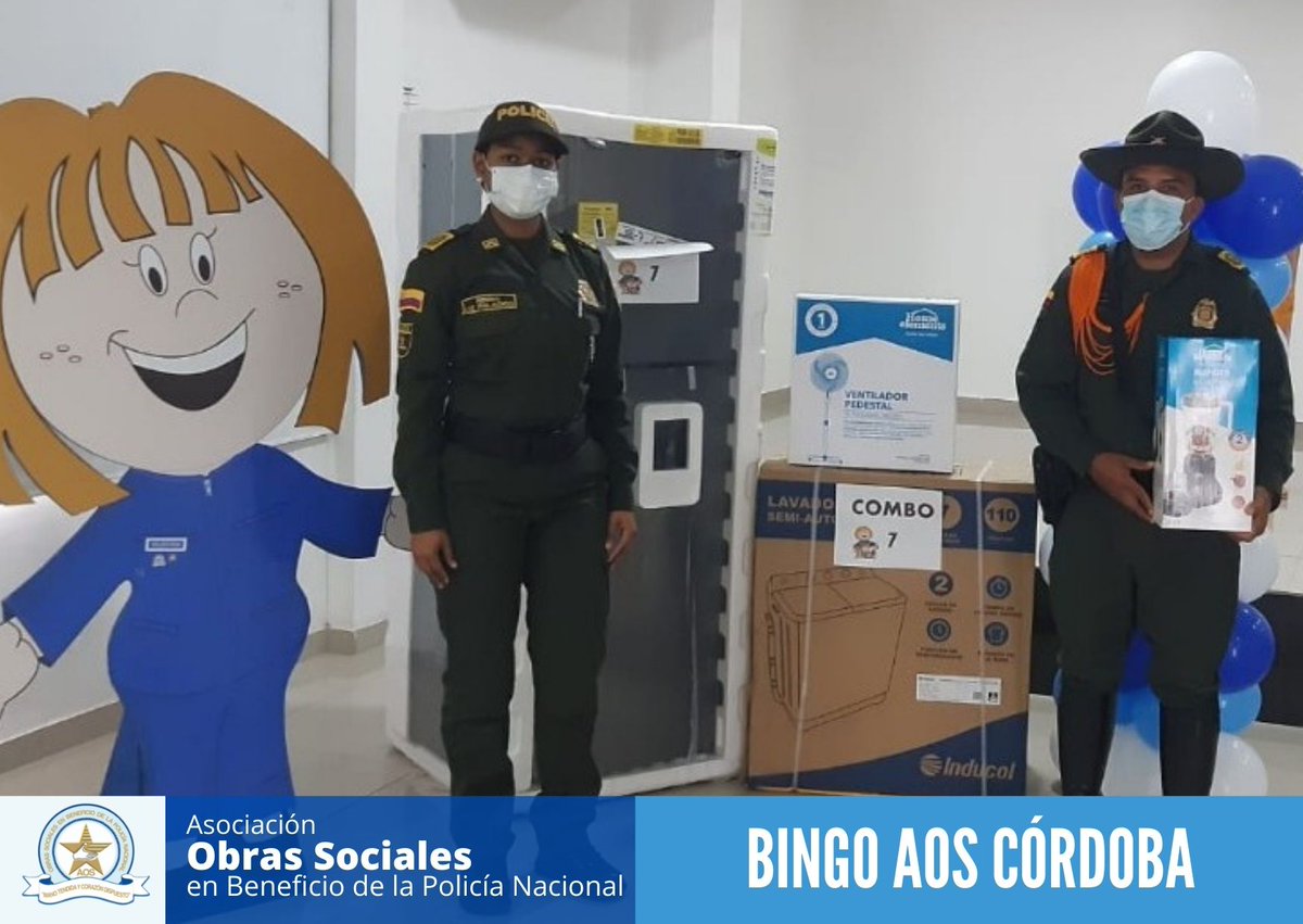 AosPolicia's tweet photo. #AosCórdoba entrego los premios a nuestros ganadores del #BingoVirtual #2021, seguimos trabajando con #ManoTendidaYCorazónDispuesto. #Bienestar #Salud #Educación @PoliciaDECOR https://t.co/GmCQUjHjwp