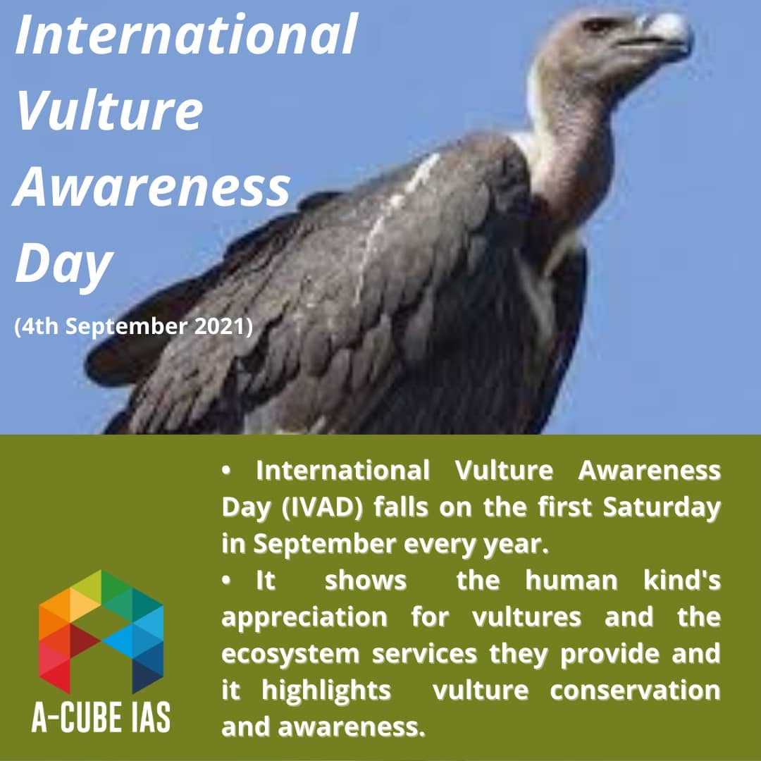 International Vulture Awareness Day
#vulture #InternationalVultureAwarenessDay #IAS #UPSC #GeneralStudies #revision #practice #Prelims #prelimsfacts