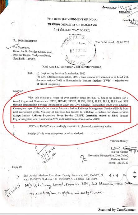 ratan__ks's tweet image. केंद्रीय सेवा भर्ती, संघ लोक सेवा आयोग (UPSC), IRMS के लिए भर्ती परीक्षाएं संचालित करेगी। हालांकि, यह स्पष्ट नहीं है कि जब पहली #IRMS परीक्षा अधिसूचित हो जाएगी। इसलिए पीएलएस परीक्षा ASAP का संचालन करें 

#Release_IRMS_Notification 

@RailMinIndia