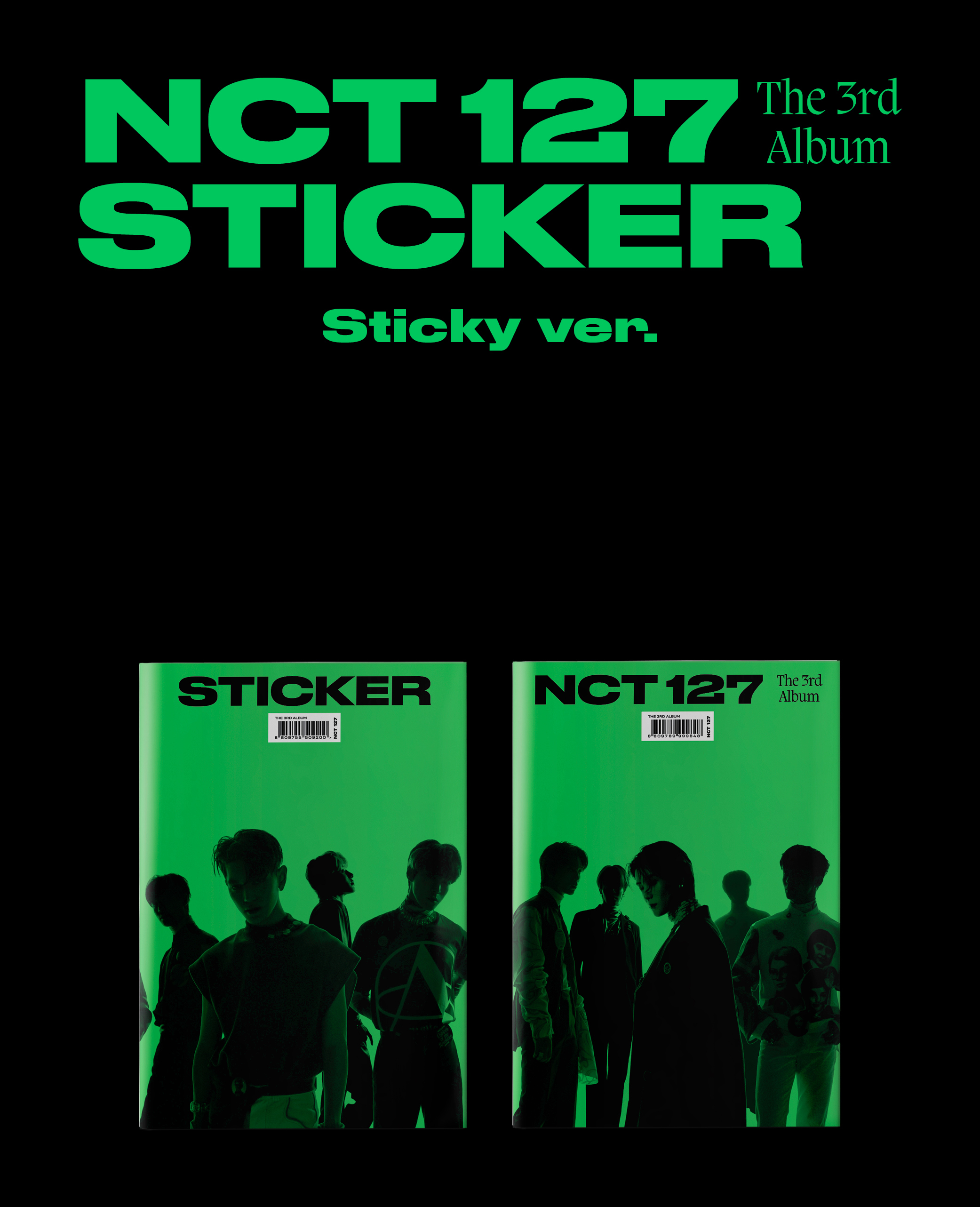 NCT 127 - Sticker 3rd Album Official Unfolded Poster ( Yuta