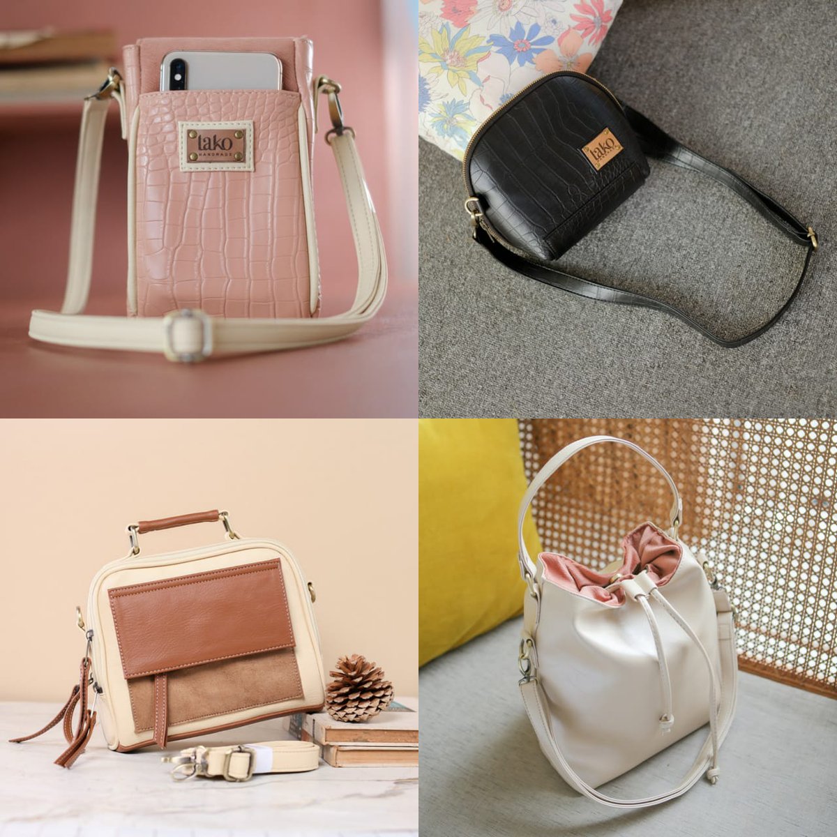 Tas brand lokal super lucu 😍
Mana tas brand lokal favorit kamu? 

Flicka Bags (Sidoarjo)
shp.ee/s7rf84b

Tako Bag (Sleman)
shp.ee/jc7yayp

Merchè (Jakarta)
shp.ee/699bqyt

Package from venus (Bandung)
shp.ee/w3kr8cp