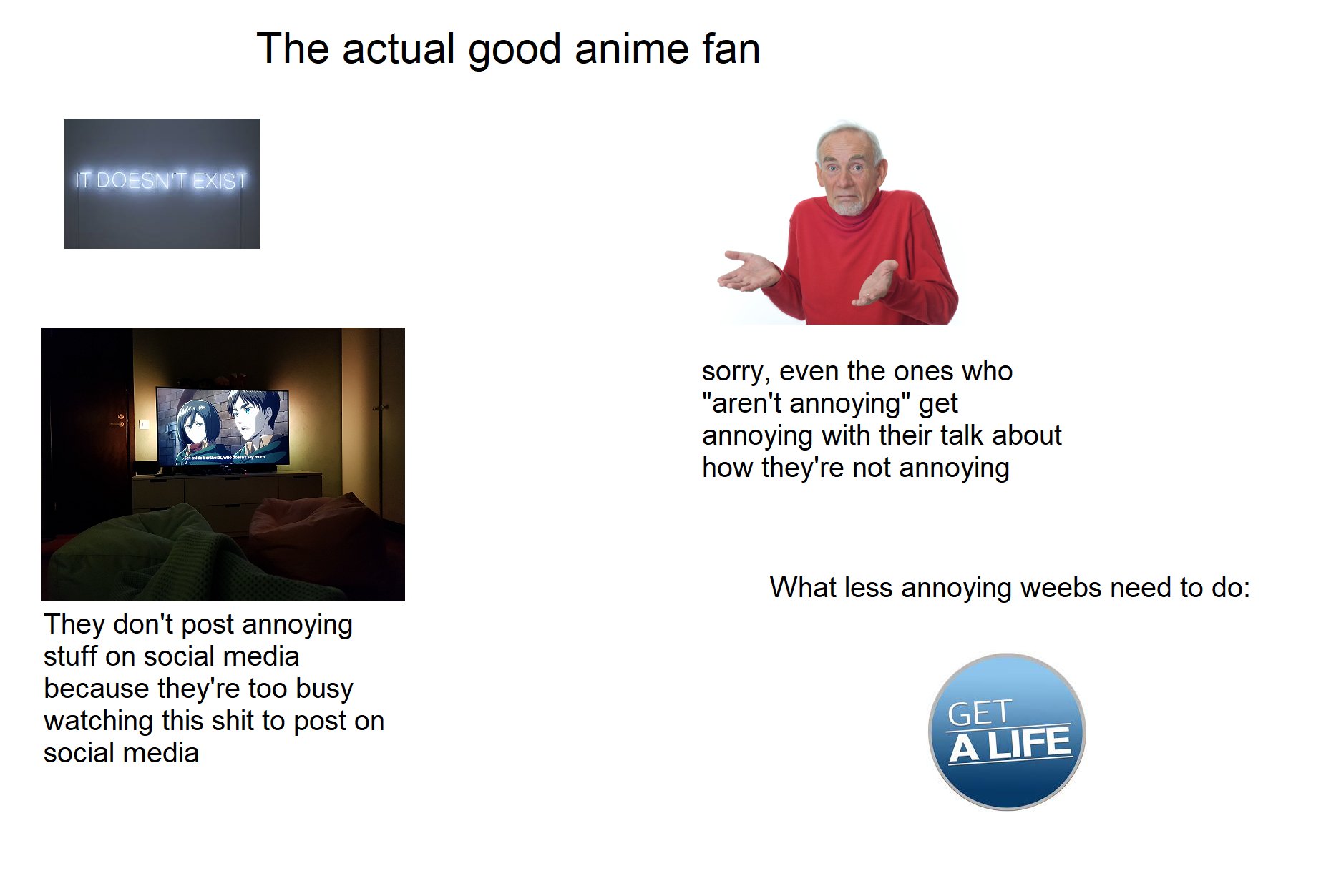 The Good Anime Fan Starter Pack : r/starterpacks