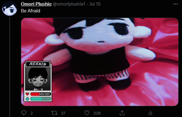 Omori Plush on X: New most popular tweet epic  / X