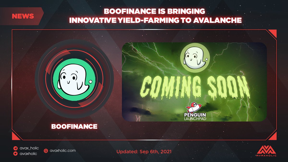 avaxholic's tweet photo. #BooFinance is bringing innovative yield-farming to #Avalanche🚀

✅ 1 giant pool, hundreds of LP tokens.
✅ By using @chainlink price feeds, allocations in the pool are determined by the $ value of your LP tokens
✅ Pairs with $BOOFI earn bonus rewards, increasing buy pressure https://t.co/XmJmcWiOpM