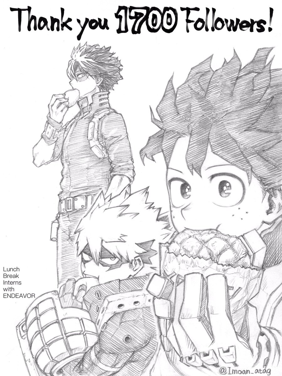 #ヒロアカ #MHA #イラスト #deku #緑谷出久 #爆豪勝己 #轟焦凍 

フォロワーさんが1700人突破✨
イモあん大変驚いております😳

いつも応援ありがとうございます🙏🏼
これからもよろしくお願いします‼️ 