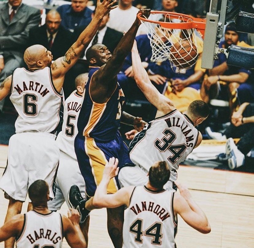 NBA Memes on X: In the 2002 NBA Finals SHAQ averaged 36.3 PPG, 12.3 RPG  & 2.8 BPG. The Lakers swept the Nets and went on to win their 3rd  straight championship