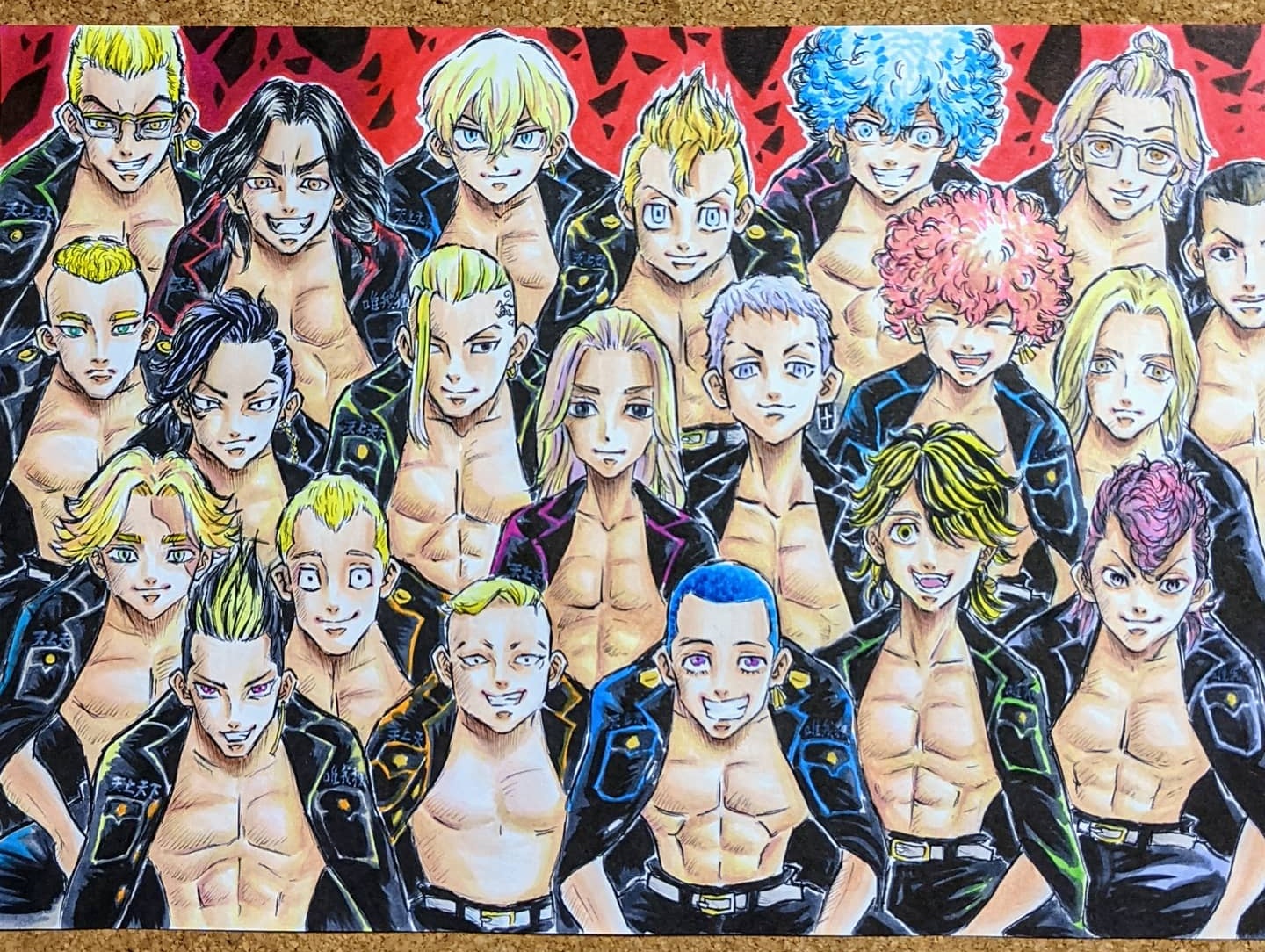 東京リベンジャーズ ファンアート イラスト｜ハンドメイド・手芸