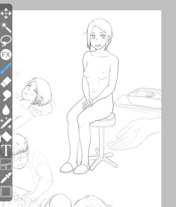 整体の描いてみようかと…(健全なの…健全?) 