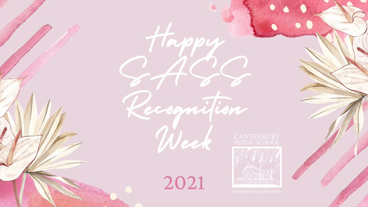 Happy SASS Recognition Week! CPS SASS have faced this pandemic and the significant changes it has made to their work with courage, determination and positivity. They are the model of a lifelong learner! Thank you for your support, for never giving up and for making a difference.