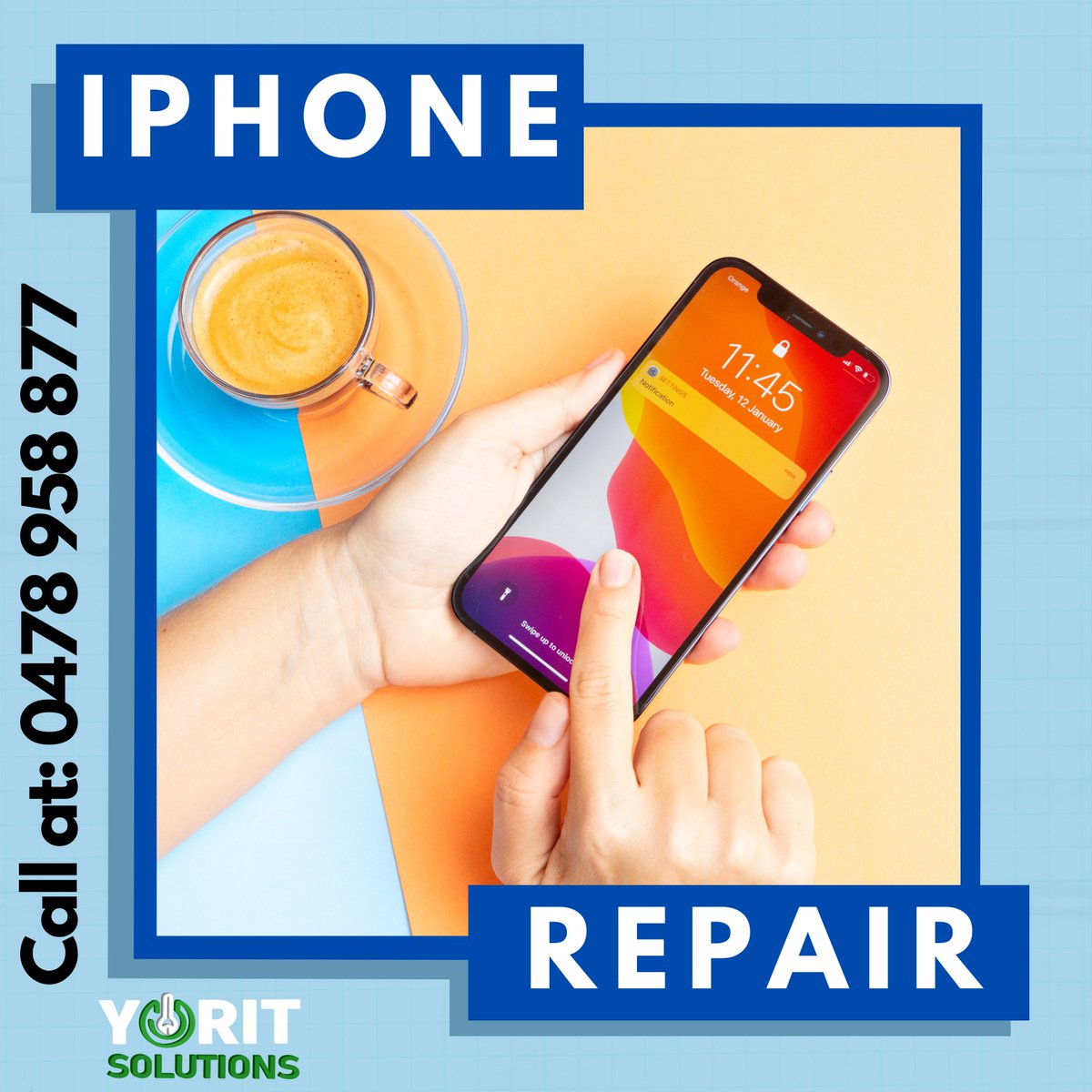 yoritsolutions's tweet photo. At Yorit, we provide iPhone repair at reasonable prices. So, if you are facing issues with your iPhone, and want to book a repair slot today, call us now. However, if you just wish to know the iPhone repairing cost in Brisbane, you can contact us as well.
https://t.co/QknNv6Gj9J https://t.co/0htatUec6n