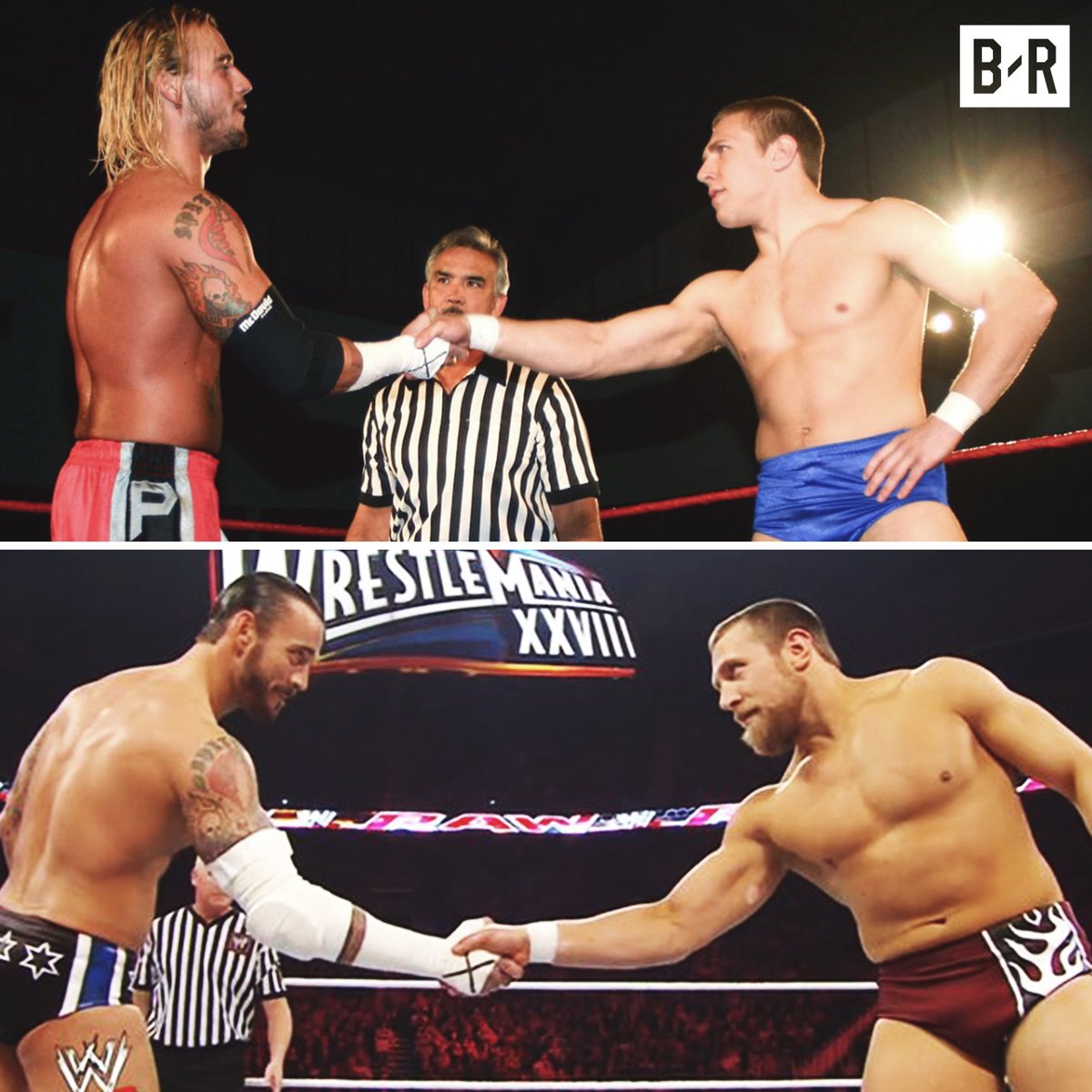 BRWrestling's tweet image. .@CMPunk 🤝 @WWEDanielBryan