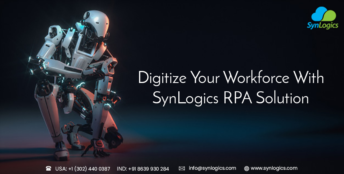 synlogics_Inc's tweet image. #SynLogics holistic solution includes RPA strategy formulation, solution development, implementation, and improvement to reach business objectives and faster return on investment.

Connect with our team at info@synlogics.com for #RPASolutions

For more info:
+91 8639930284