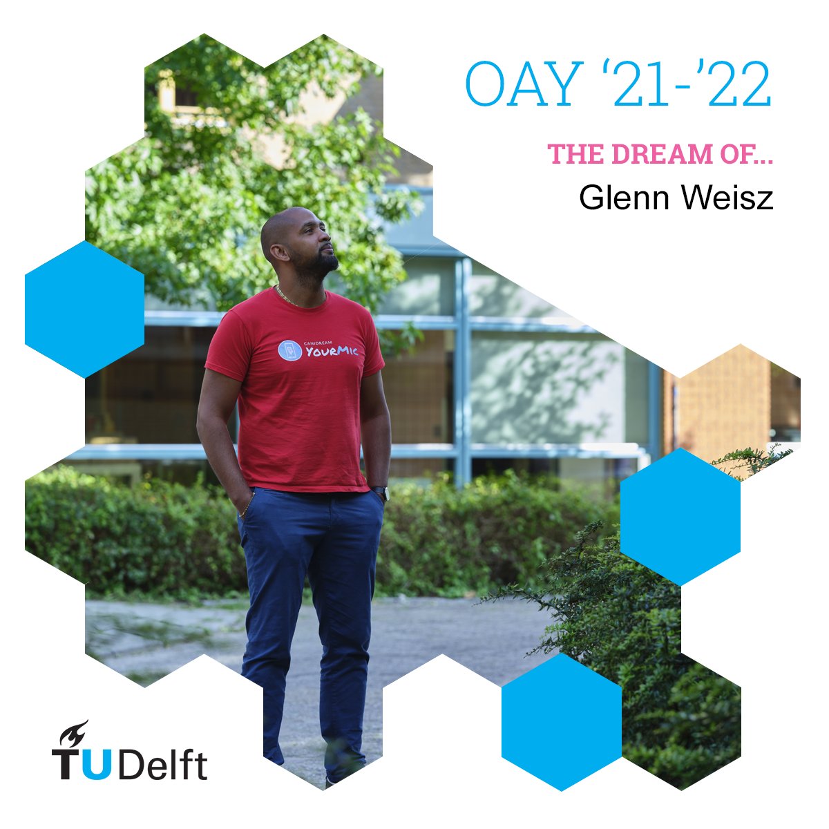 Kansenongelijkheid bestrijden is de missie van alumnus Glenn Weisz. “Diversiteit is een kans, geen risico. Ik maak me daarom hard voor diversiteit, inclusie én representatie.” Hoe werd de civiel ingenieur een sociaal ondernemer? bit.ly/3BQL3H3 #daretodream #durftedromen