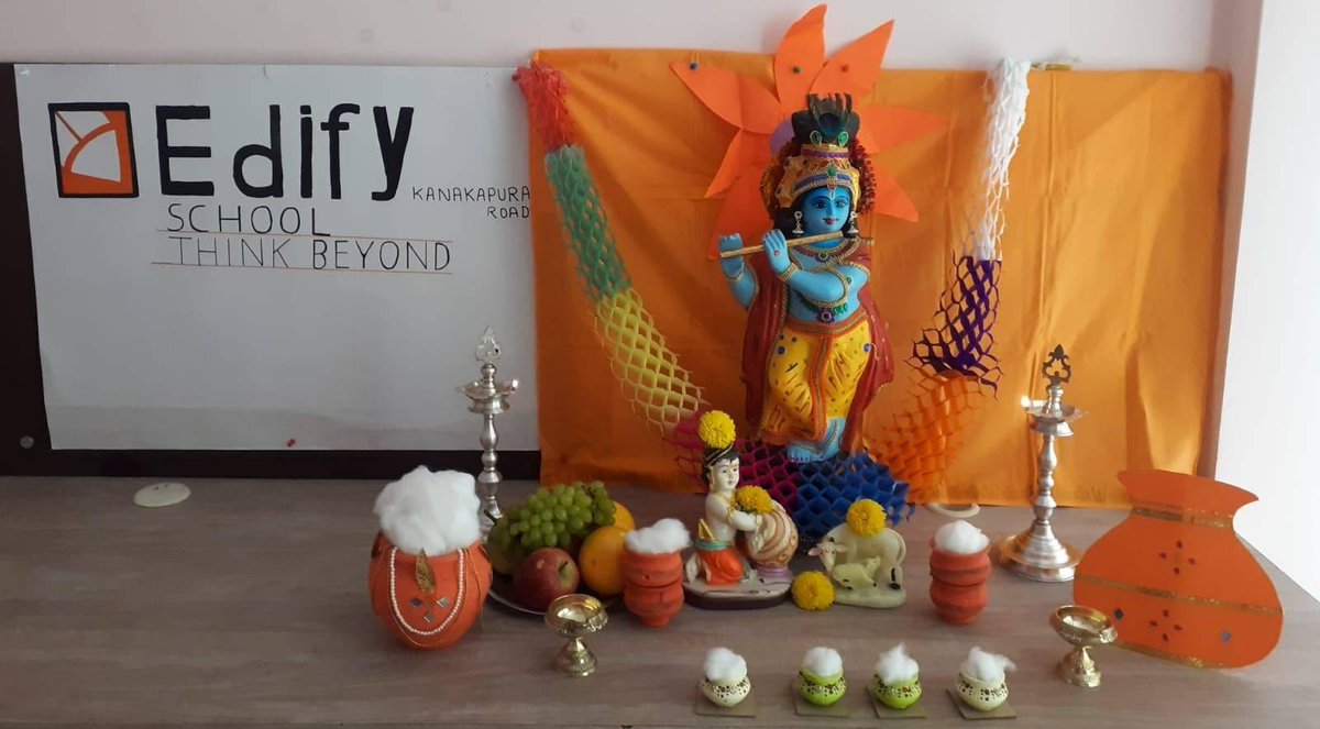edifykanakapura's tweet photo. The Kindergarten of Edify School had a virtual Orange 🟠🟠 colour celebration integrated with Krishna janamastami
#Edifyschool #Kanakapuraroad #principalleads #orangeday #colourofthemonth #celebration #Kindergarten #Janmashtami #activities #parentconnect #excitement #happyface https://t.co/lOQx4aWz3F