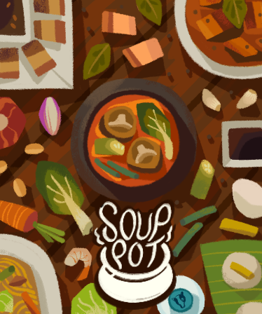 lou_quorice's tweet photo. Being asked to draw for one of my anticipated games and Pinoy food pa?! a dream come true 😭🥰🍲

Wishlist Soup Pot by @chickonclub guys, it's releasing this last quarter of the year!! https://t.co/yg9Au54QI2