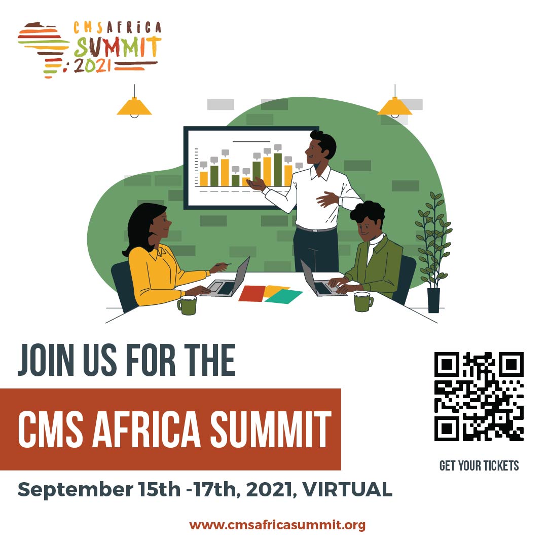 Only 9 days to go till this years' summit! Google and CMS Africa bring you the CMS Africa Summit, the best minds across Africa to discuss business, money, and web presence for your business and development.
The virtual summit will run for 3 days and is completely free 😍🤩💖