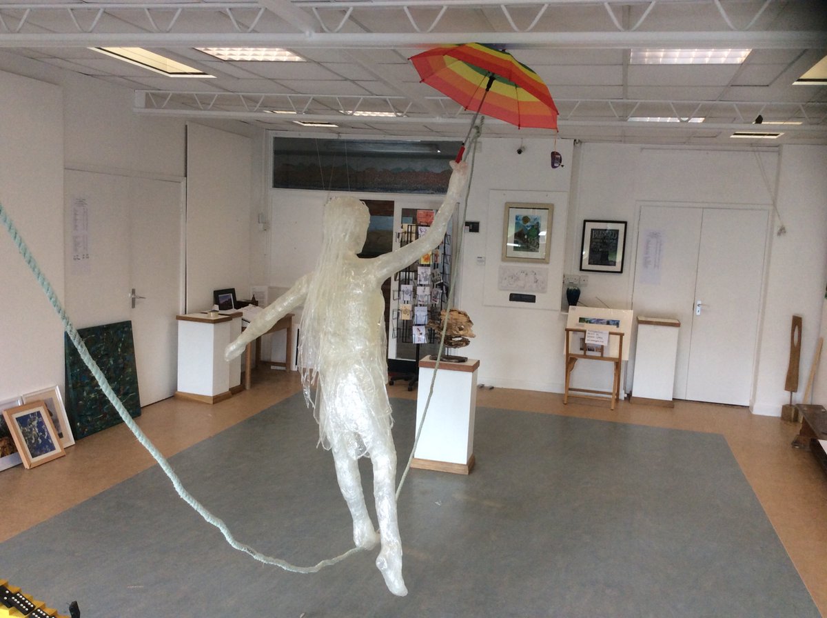 ArtismAfloat's tweet photo. We have sculpture, installation as well as fantastic paintings at our exhibition here in Aberffraw, Anglesey. https://t.co/f0gXMKWWim