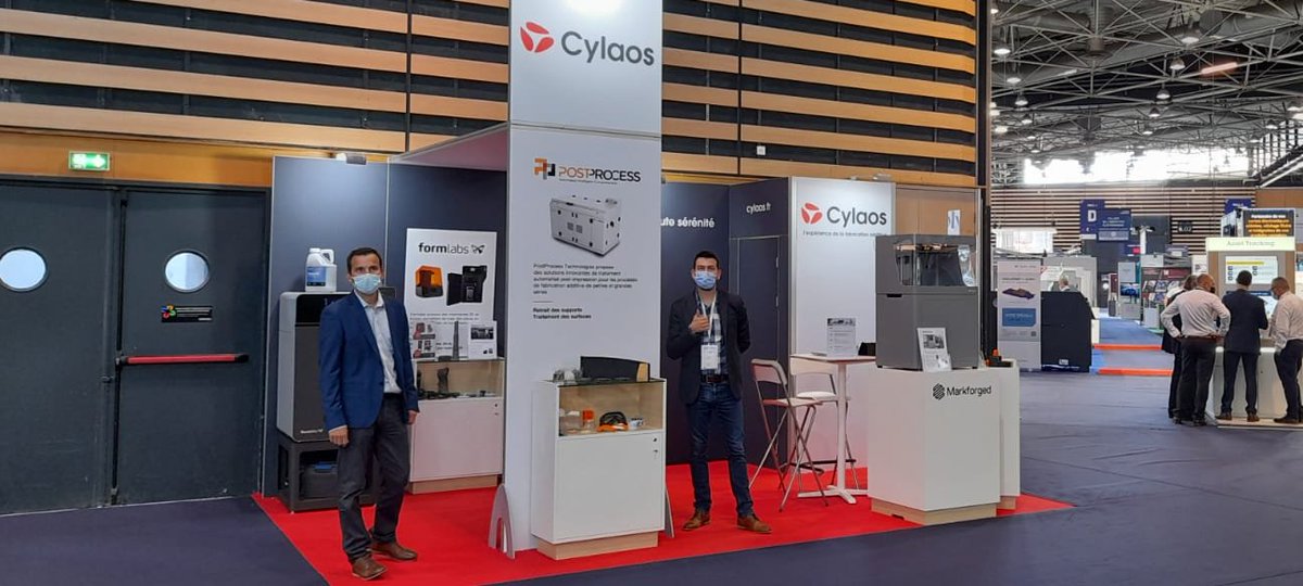 TOP DEPART pour l'équipe Cylaos au #GiLyon21 !
Retrouvez-nous toute la semaine au Stand 6D61 pour découvrir les technologies professionnelles d'impression 3D.
#impression3d #3dprinting #fabricationadditive  #ultimaker #formlabs #postprocess #hp3dprinting #markforged