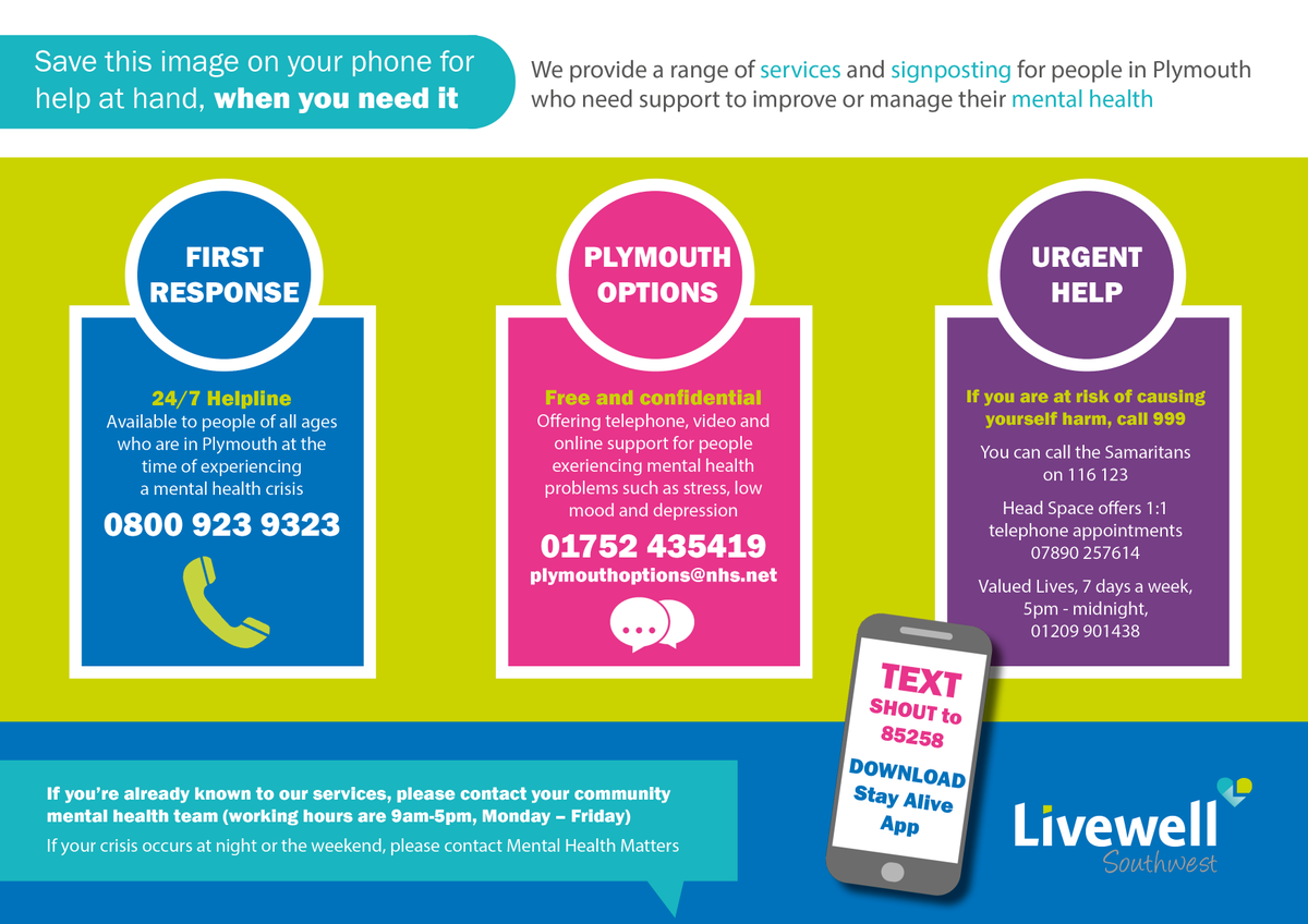 No matter what age you are, if you need help to manage your mental health, we're here for you.