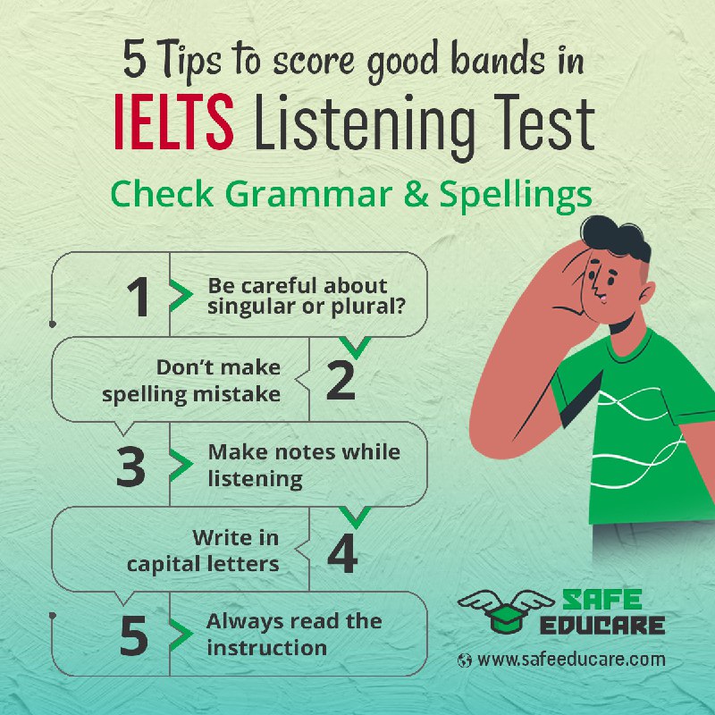 SafeEducare's tweet photo. Do you know how to ace in IELTS Listening test?
Here are quick 5 tips to get a band 8. 

Save the post for future reference, and stay tuned as we are coming up with such tips and tricks!

#SAFE #studyoverseas #studyabroadlife #ielts  #careergoals✔️ #instalike #ieltslisteningtips https://t.co/TK7ZZJOEd5