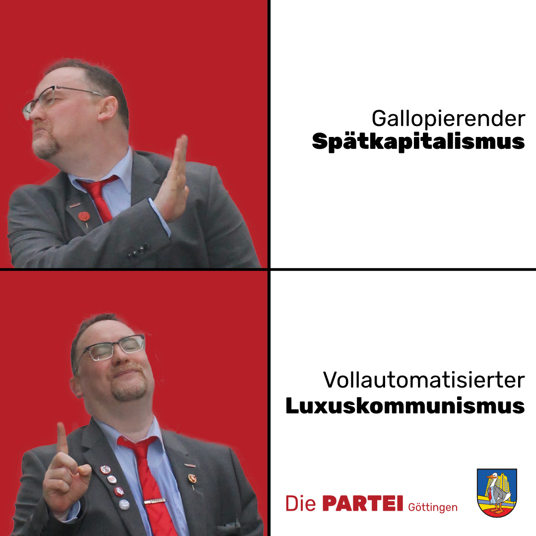 Alle reden vom von allen herbeigesehnten #Linksruck.

Wird nicht kommen, warum soll die <a href="/dieLinke/">Die Linke</a> mit zwei konservativen Parteien koalieren. 

Wir brauchen einen #Systemwechsel !